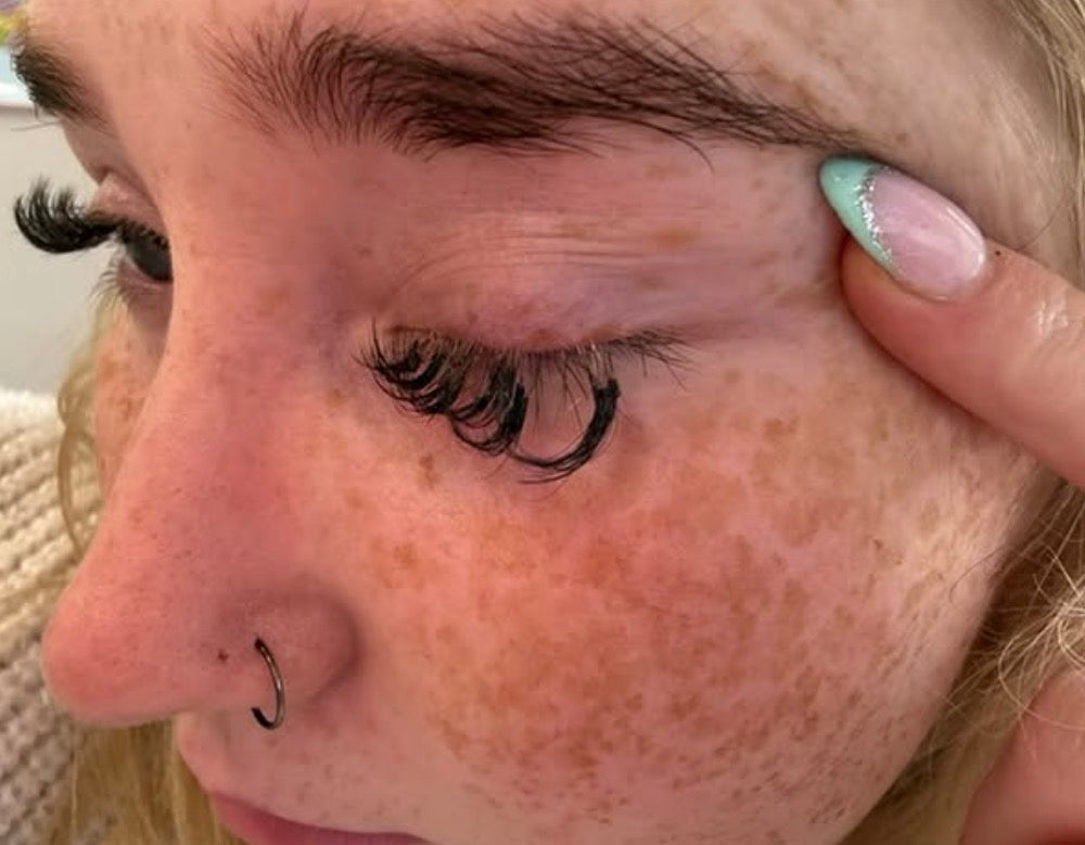 Damaged lashes